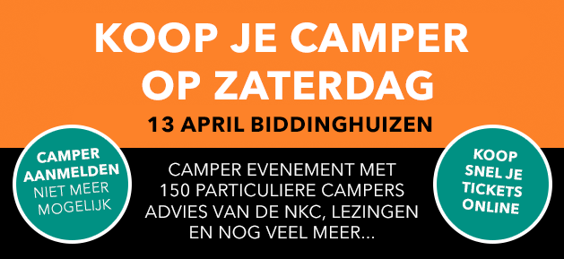 Camperverkoop op zaterdag